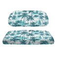 thumbnail image 2 of Pzuqiu Tropical Palm Tree Sailboat 2-Piece Golf Cart Seat Cover Set - Breathable Washable Universal Fit for Most 2-Seater Golf Carts, 2 of 10