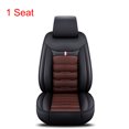 thumbnail image 3 of Funda de asiento de coche universal de piel sintética de 1 asiento para Passat B8 Opel Corsa D Peugeot 2008 BMW E46 E90 Accesorios de coche Detalles interiores, 3 of 5