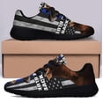 thumbnail image 3 of Boxer Back The Blue Shoes Women's Fashion Sneakers Tennis Running Shoes for Men Women Black Size 6, 3 of 7