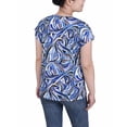 thumbnail image 3 of NY Collection Women's Extended Sleeve Top with Grommets, 3 of 4