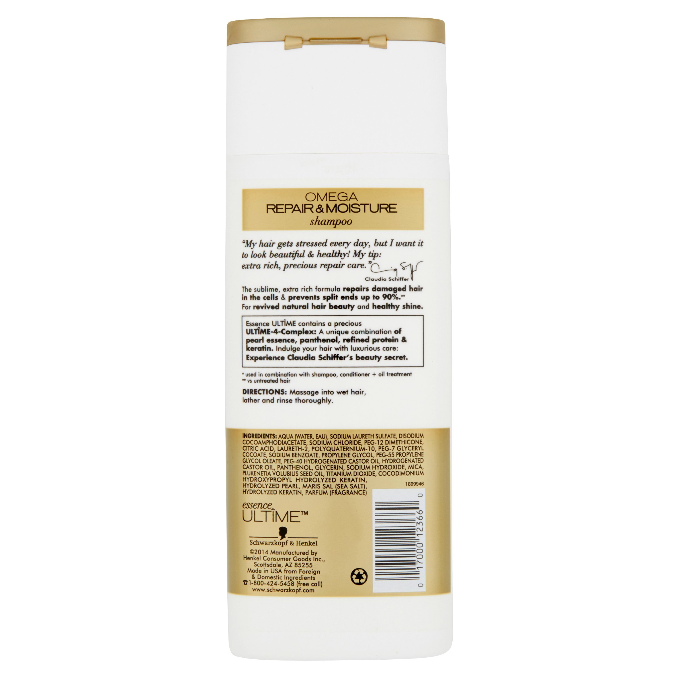 Schwarzkopf Essence Ultime Omega Repair & Moisture Shampoo, 13.5 Oz - image 4 of 5