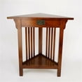 thumbnail image 2 of Wayborn Furniture 9009 30'' H x 28'' W x 8'' D Corner Furniture End Table Oak - Brown, 2 of 4