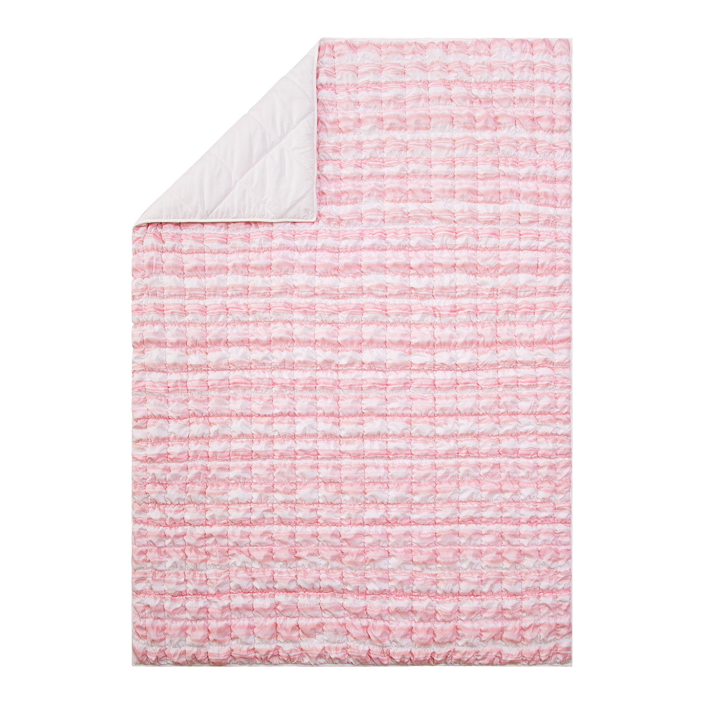 Urban Playground Kids and Teens Dreamy Clouds Marshmallow Pink 2-Piece Printed Quilt Set, Twin/Twin XL