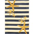 thumbnail image 1 of Homefires PPS-PB064C 3 x 5 Pi Étoile de Mer Gunmetal & Espace Extérieur Intérieur Rug&44; Marine, 1 of 1