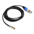 thumbnail image 4 of Cable de audio de micrófono ANGGREK Señal clara de alta fidelidad Macho a hembra Doble blindaje 3 pines Negro, 4 of 8