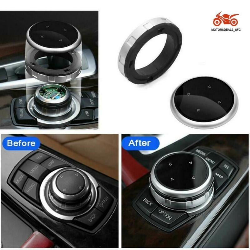 For BMW 1 2 3 4 Series 16-17 ABS Multimedia Switch Button Panel Cover Trim Frame 