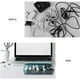 thumbnail image 4 of Caja de gestión de cables de plástico con tapa y 10 bridas, organizador de almacenamiento de cables transparente portátil con 8 compartimentos, 4 of 5