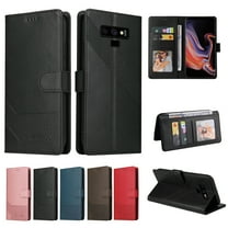 Samsung Galaxy Note 9 Wallet Case, Dteck Premium Shockproof PU Leather Stand Flip Cover Case Durable Credit Slots Retro Card Holder Folio Cover For Samsung Galaxy Note 9,
Black