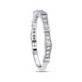 thumbnail image 3 of AFFY Milgrain Eternity Wedding Band Ring for Women, 0.16 Carat (ctw) Round Cut Lab Grown Diamond Engagement Ring In 10K Solid White Gold F-G, VS-SI Quality Ring Size-9.5, 3 of 6