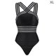 thumbnail image 1 of Sonducket Traje de baño Mujer Halter Neck Swim Body Push-up Traje de baño elástico Prendas para la parte del cuerpo negro SG, 1 of 8