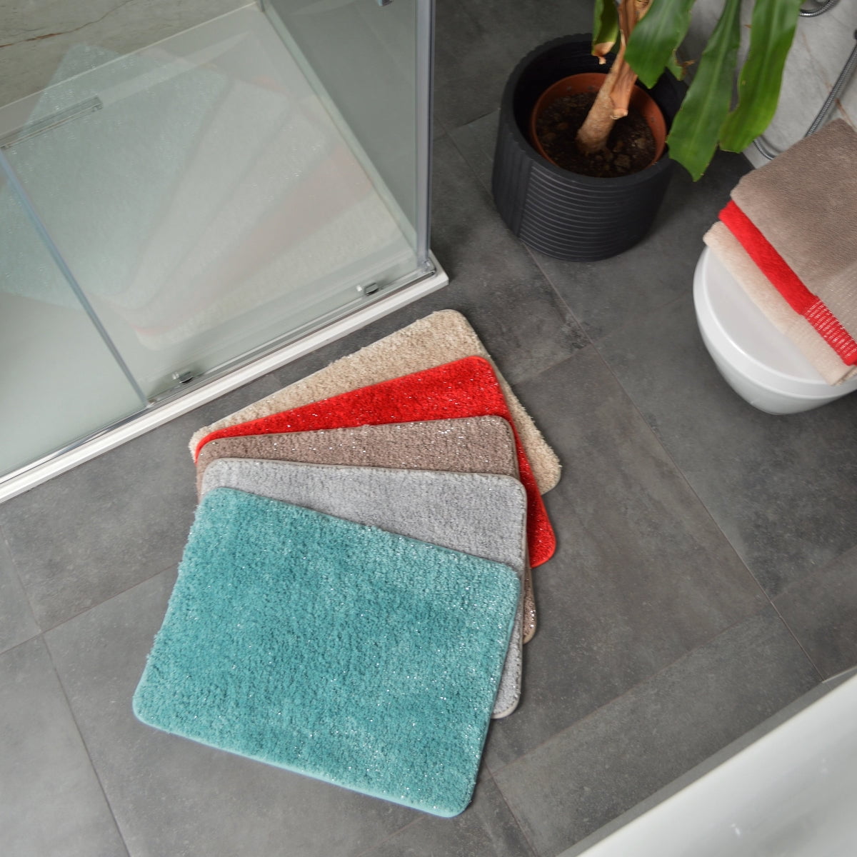 Bling Sparkle Non Slip Bath Mats 40 x 60cm