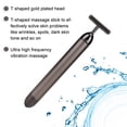 thumbnail image 5 of 24k Masajeador facial Stick Electric T Shape Beauty Bar Masajeador de alta vibración para estiramiento facial Antiarrugas Estiramiento de la piel Herramientas de masaje facial reafirmante facial Ecomeon no, 5 of 5