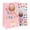 Pink, variant on Small Easter Gift Bags (12-Pack) with Creative DIY Fun Easter Themed Stickers (2-Sheets), Easter Treat Bags, Pink Paper Goodie Bags, Easter Party Favor Bags, Egg Hunt Bags