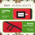 thumbnail image 4 of Bolsa de almacenamiento para &aacute;rbol de Navidad (no fabricada en China), &aacute;rbol de 9 pies, se adapta a &aacute;rboles artificiales de hasta 9 pies, asas duraderas con lona resis, 4 of 8