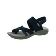 thumbnail image 5 of Bzees Womens Call Me Metallic Slip On Strappy Sandals, 5 of 5