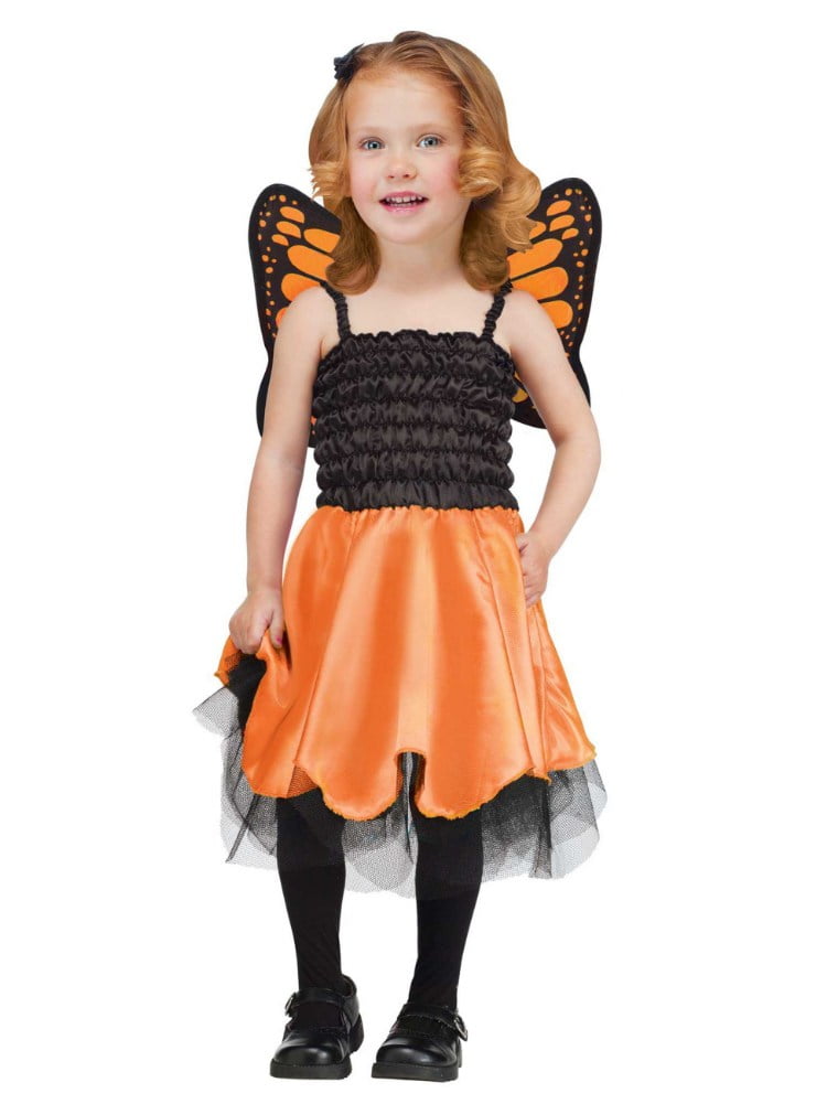 boo infant girls baby butterfly costume with wings 12-24 months