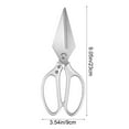 thumbnail image 4 of shyuyusa Kitchen Stainless Steel Multifunctional Scissors - For Cutting Food Chicken Fish Vegetables Large Kitchen Tool, 4 of 8