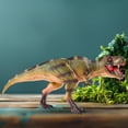 thumbnail image 1 of Simulación de dinosaurio, modelo de animales prehistóricos, mandíbula móvil realista, juego en miniatura, figura de tiranosaurio para adorno, 1 of 8