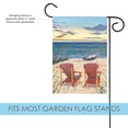 Toland Home Garden Adirondack Paradise Beach summer Flag Double Sided ...