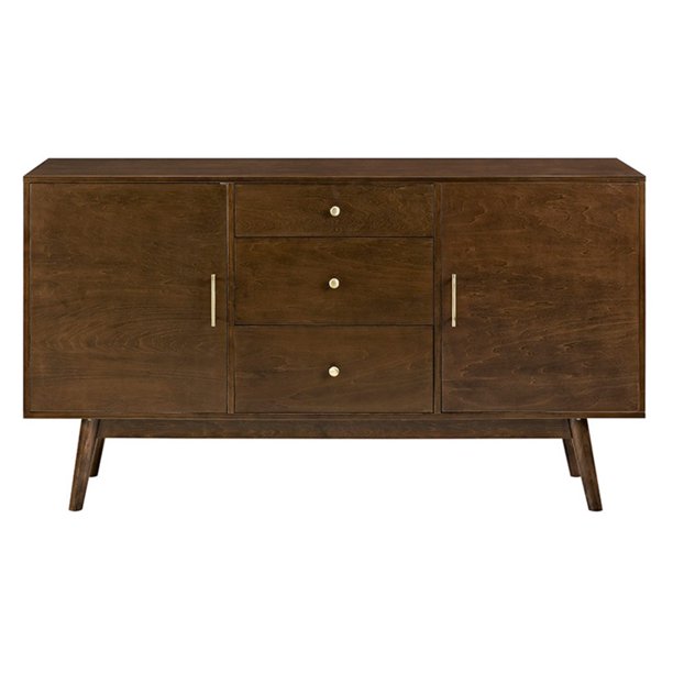 Walker Edison 60 in. MidCentury Modern Wood TV Console