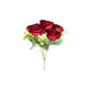 thumbnail image 2 of Ramos De Plástico Ramo de rosas artificiales de plástico multicolor de 31 m, flores artificiales realistas para la decoración del hogar y la oficina (multicolor, 1 pieza). Rkxzt, 2 of 9