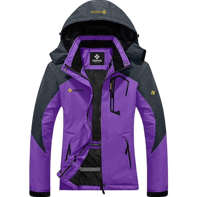 Women's Mountain Waterproof Ski Snow Jacket Winter Windproof Rain Jacket
