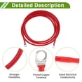 thumbnail image 5 of Unique Bargains 1 Pc 6 AWG Gauge 7FT Copper Battery Inverter Cable 3/8" Lug 5/16" Lug Red, 5 of 7