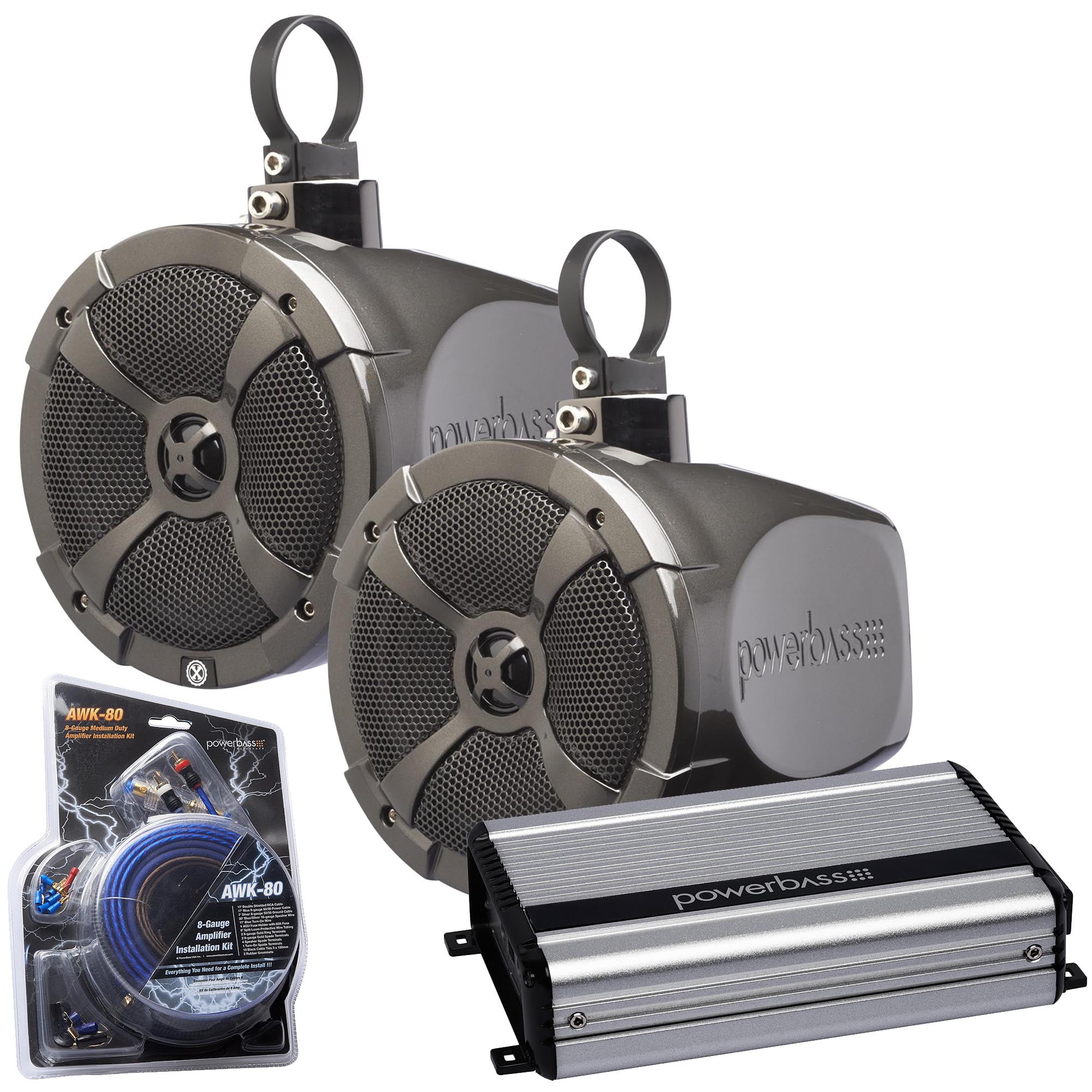 PowerBass Powersports Party Pack A Pair of 6.5" Tower Speakers with