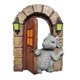 thumbnail image 2 of Escultura de Jardín Dinosaurio Kuymtek Apertura Puerta Estatua (B), 2 of 9