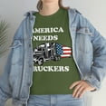 thumbnail image 2 of America Needs Truckers, Truck Drivers gift T-shirt, 2 of 5