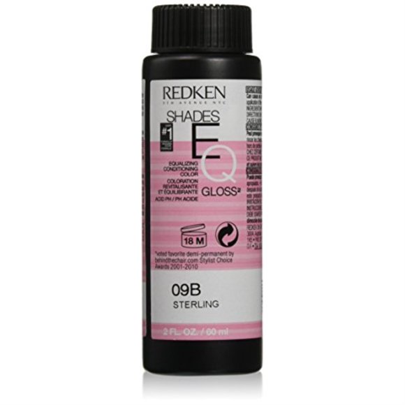 Redken Shades EQ Gloss for Women Hair Color, Sterling, 2 Fl Oz