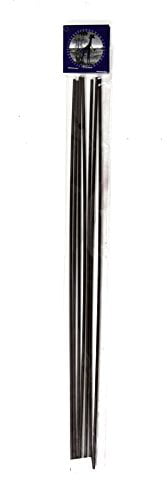 heavy duty 24" inch steel orchid stakes vinyl coated 12 gauge wire plant 12 