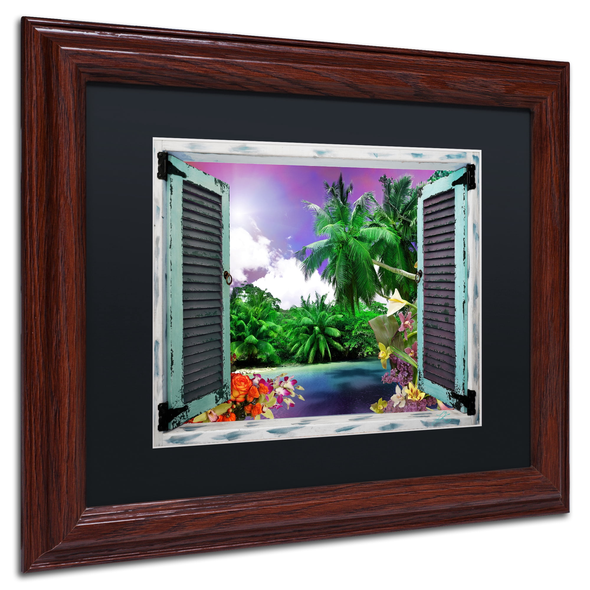 Trademark Art Landscape Framed Art Print, by Leo Kelly