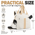 thumbnail image 7 of Pickleball Tote Bag for Women with Shoe Compartment, Fits 2 Paddles,PB01, 7 of 7