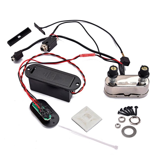 Amplificateur Électrique de Micro de Chevalet de Violon 4/4 Violons Ton de Corde Performance Concert Réparation Volume Modifier les Pièces de Rechange Musique Jouant pour la Performance