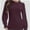 wine red, variant on Long Sleeve Shirts Womens Pleated Business Casual Blouses with Smocked Cuffs