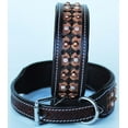 thumbnail image 3 of XSmall 9''- 13'' Dog Puppy Collar Genuine Cow Leather Padded Canine  6015, 3 of 5