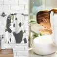 thumbnail image 7 of SKYSONIC Panda Sketch Hand Towels Set of 2, Cotton Bath Towel for Drying Face Hands Body ,Absorbent Lightweight Towels for Bathroom Ktichen Travel Gym, 16"x28", 7 of 7