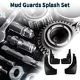 thumbnail image 2 of Unique Bargains Mud Flaps Splash Guards for Mercedes Benz GLE (WIthout Pedal) 2020-2023 High Configuration W/Mount Accessories Mud Guards Front and Rear 1 Set, 2 of 6