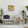 thumbnail image 3 of Stupell Industries Abstract Bold Flower Painting Abstract Painting White Framed Art Print Wall Art, 24 x 24, 3 of 9