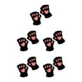 thumbnail image 3 of kurtrusly Restez Élégant avec des Gants Mignons Sans Doigts Cadeaux Réfléchis Gants Demi-Doigts Noir 5Ensemble, 3 of 6