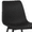Black Faux Leather, variant on Armen Living Monte Modern Faux Leather Dining Side Chair in Black