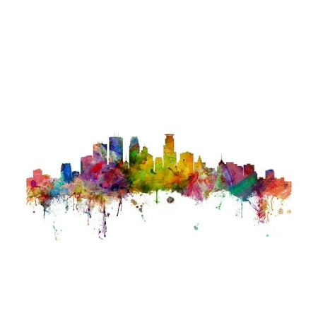 Minneapolis Minnesota Skyline Print Wall Art By Michael