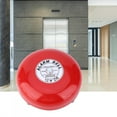 CB6B 95dB Metal Electric Round Alarm Bell School Home Factory Security