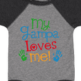thumbnail image 4 of Inktastic My Gampa Loves Me Boys Girls Boys or Girls Baby Bodysuit, 4 of 5