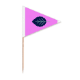thumbnail image 1 of dark blue  symmetry Toothpick Triangle Cupcake Toppers Flag, 1 of 3