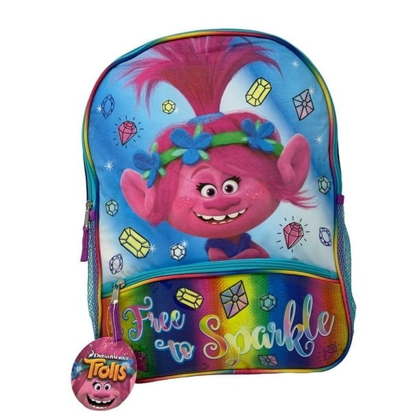 Licensed Trolls Dreamworks"Free To Sparkle" 16" Backpack Walmart