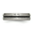 thumbnail image 3 of Titanium Black Enamel 6mm Satin and Polished Band, 3 of 6