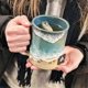 thumbnail image 2 of O-cean Shoreline Mug, Paw Print o-cean Shoreline Mugs, 2 of 5