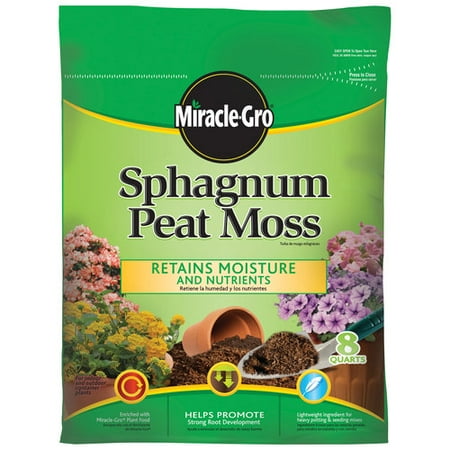 - Miracle-Gro Sphagnum Peat Moss